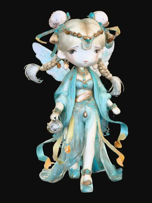 3D model for Ocean Fairy Steps