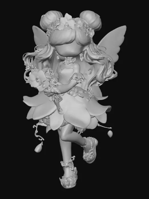 3D model for Spring Blossom Fairy