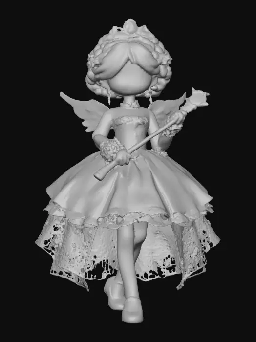 3D model for Emerald Fairy Princess