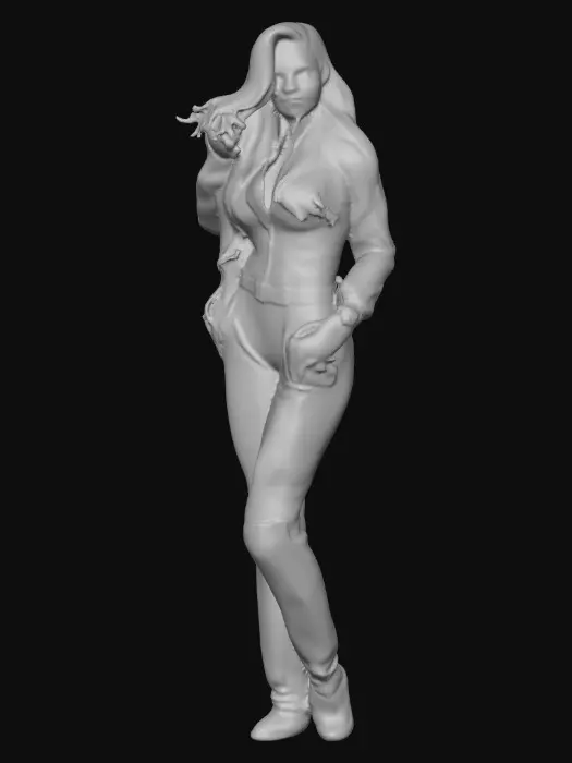 3D model for Sultry Goldilocks" a glamorous sexy reimagining of the classic fairy tale character. This aesthetic often blends the traditional yellow, gold, and blue color palette with modern elements like bold makeup, elaborate blonde hair styling, or high-fashion photography