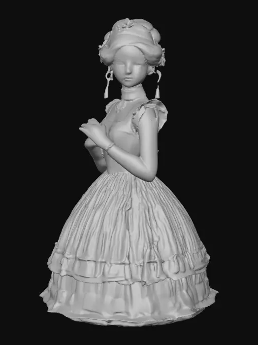 3D model for Porcelain Grace