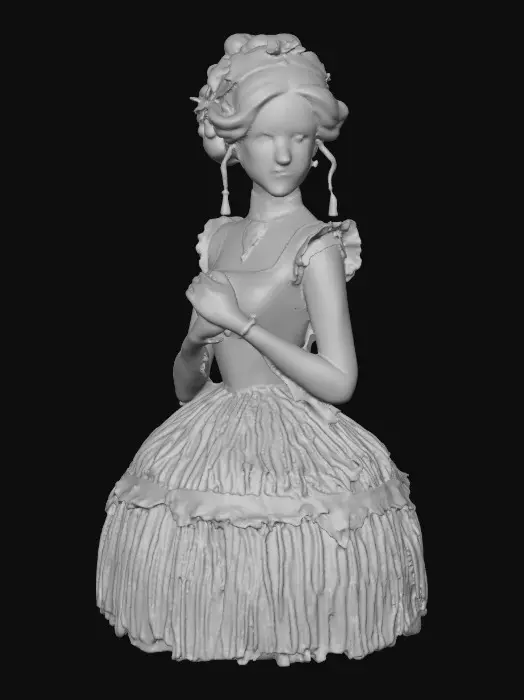 3D model for Porcelain Grace