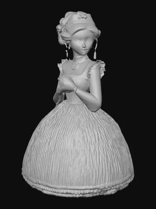 3D model for Porcelain Grace