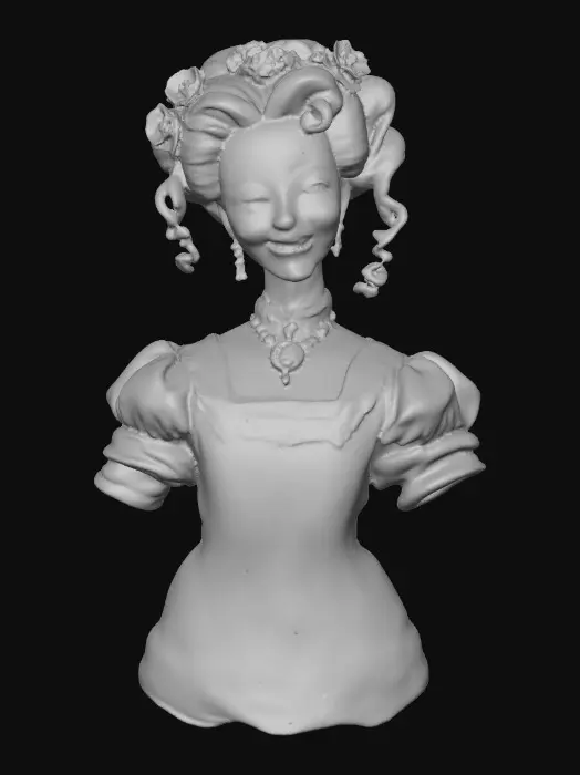 3D model for Crimson Porcelain Geisha