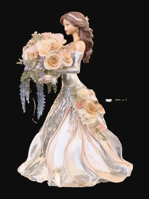 3D model for Blush Blossom Bride