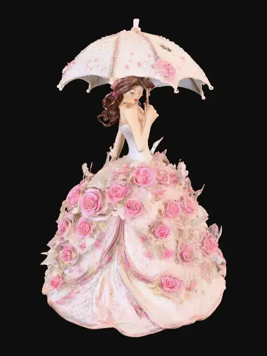 3D model for Ivory Rose Ballgown