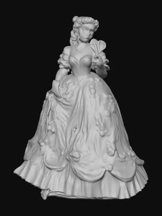 3D model for Rose Garden Ballgown Figurine