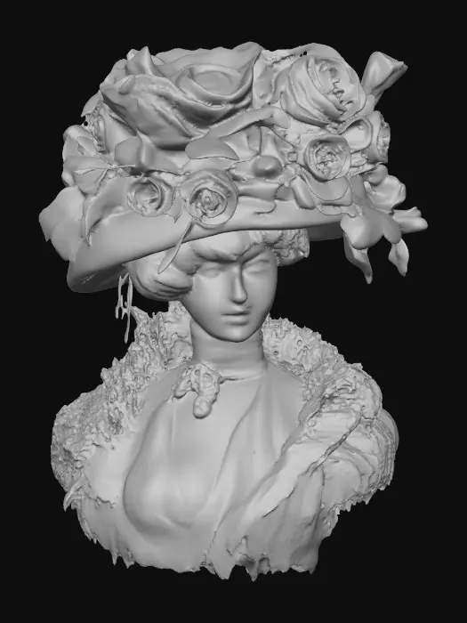 3D model for Rose Hat lady