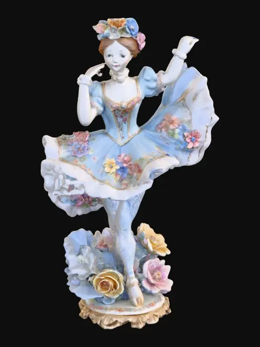 3D model for Blue Ballerina in Bloom