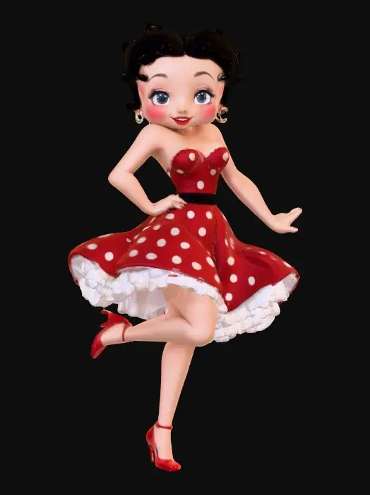 3D model for Betty Boop