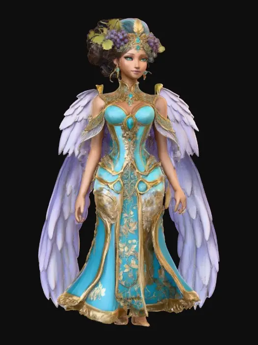 3D model for Grapevine Queen of the Stars