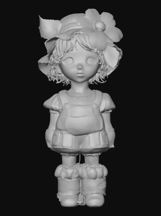3D model for Sunflower Hat Portrait