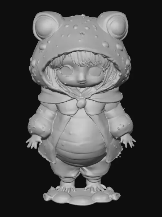 3D model for Frog Hooded Dreamer