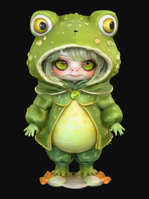 3D model for Frog Hooded Dreamer