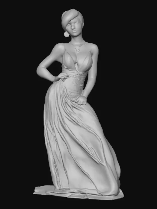 3D model for Gilded Velvet Siren