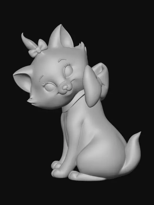 3D model for Pink Bow Kitty