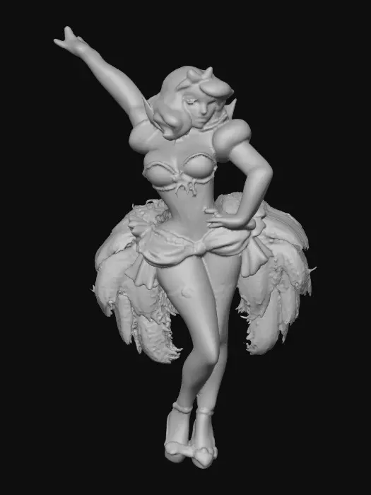 3D model for Snow White Burlesque Fantasy