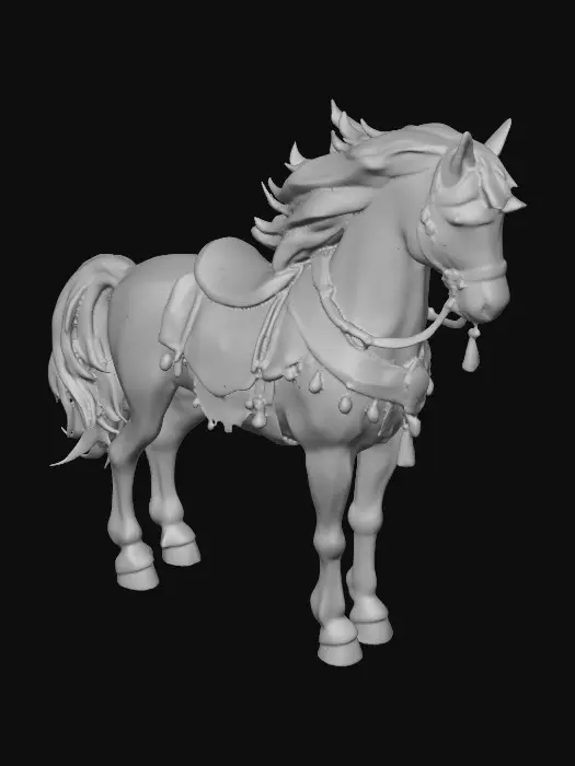 3D model for Jeweled Carousel Stallion