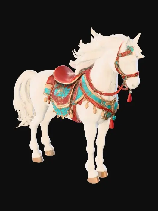 3D model for Jeweled Carousel Stallion