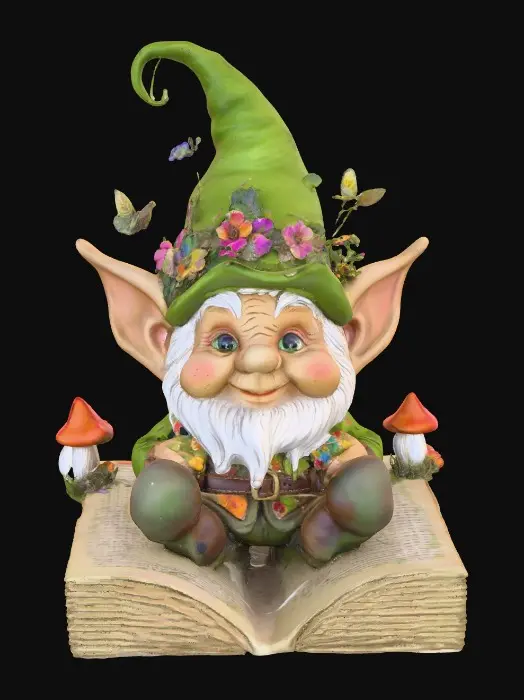 3D model for Flower Crowned Forest Gnome