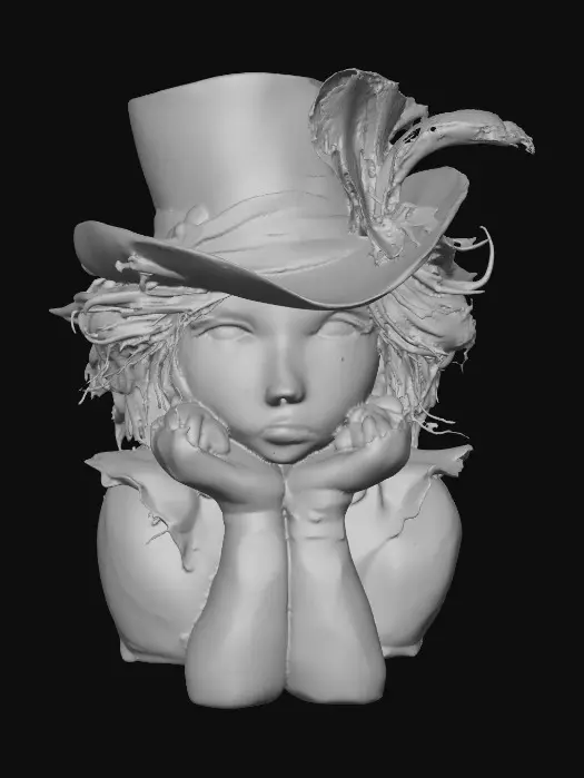 3D model for Crimson Silk Masquerade