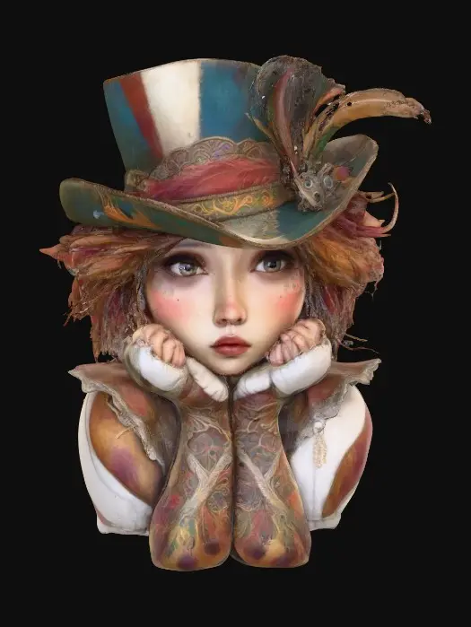 3D model for Crimson Silk Masquerade