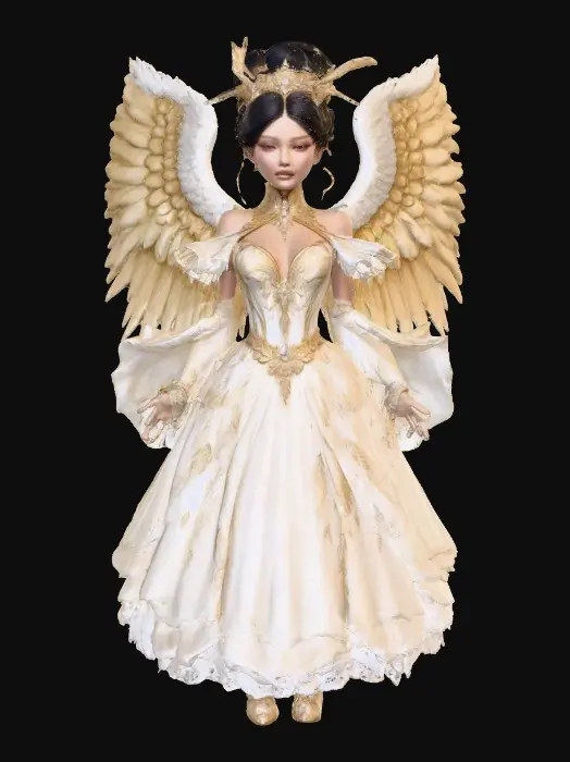 3D model for Empress of the Golden Wings
