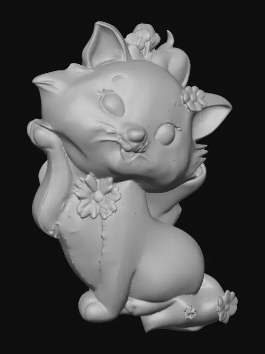 3D model for Petal Princess Kitten