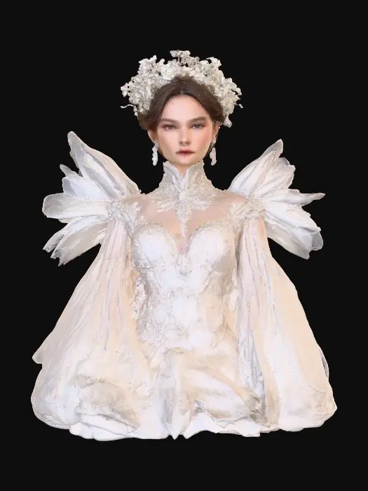 3D model for Ethereal Blossom Bride
