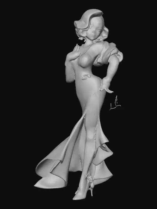 3D model for Scarlet Siren