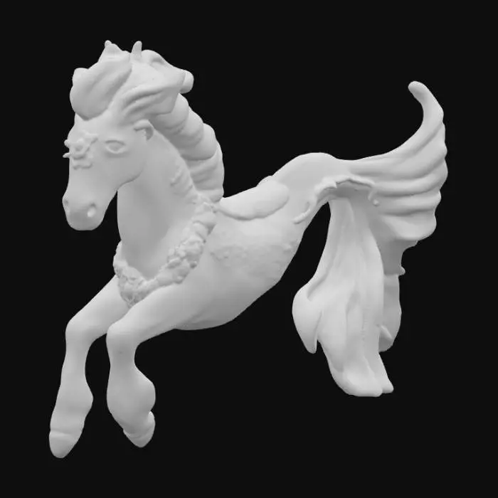 3D model for Seahorse Sculpture