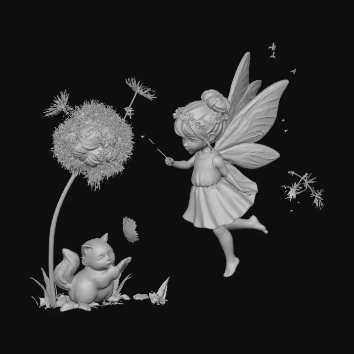 3D model for Fairy Whimsy