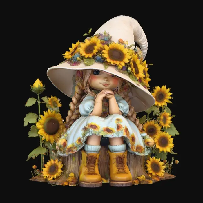 3D model for Sunflower Daydreamer