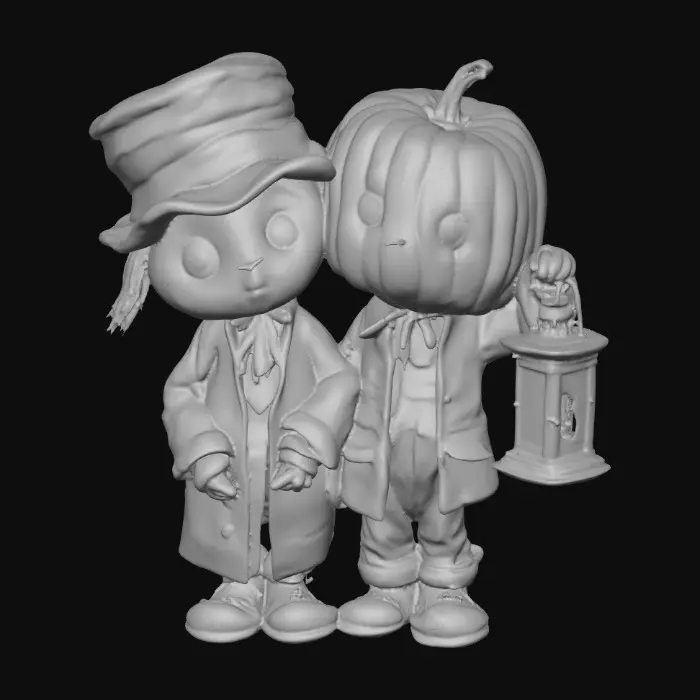 3D model for Pumpkin Companions, #Halloween2025#