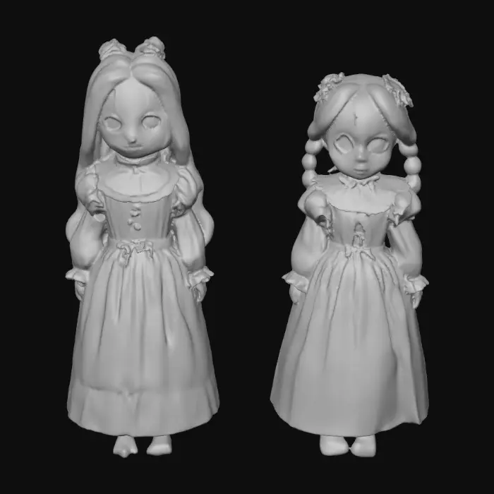 3D model for Graveyard Dolls, #Halloween2025#