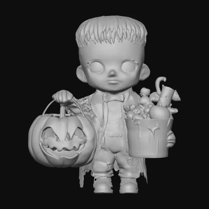 3D model for Little Monster's Halloween, #Halloween2025#