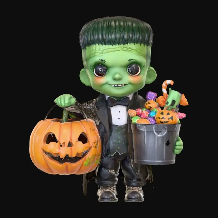 3D model for Little Monster's Halloween, #Halloween2025#