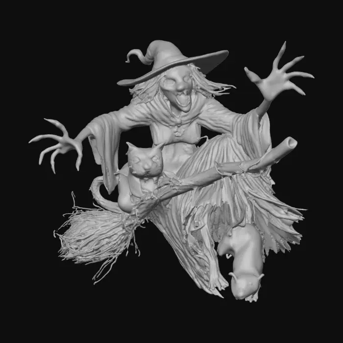 3D model for Witch's Night Flight
