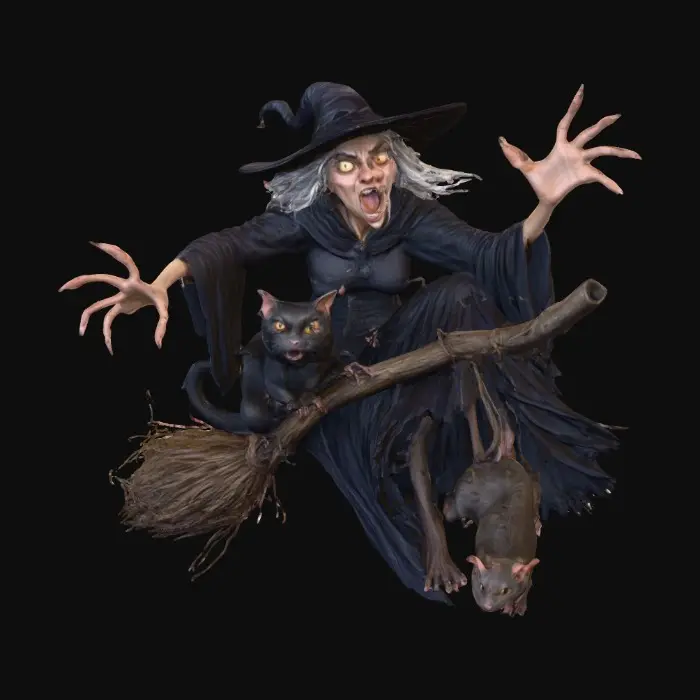 3D model for Witch's Night Flight