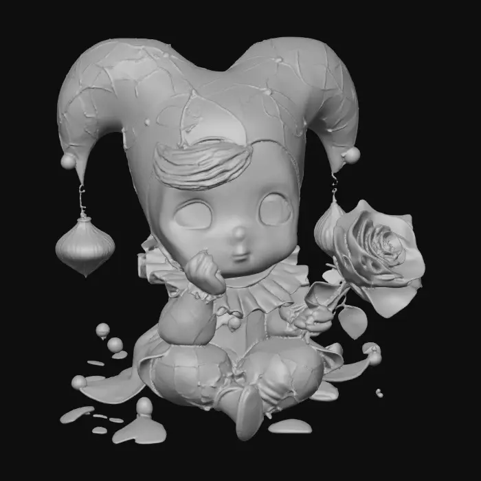 3D model for Melancholy Jester