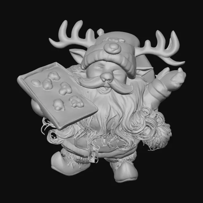 3D model for Reindeer Baker Santa, #Christmas2025#