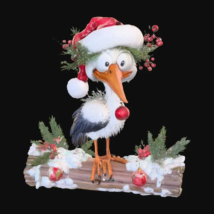 3D model for Festive Stork, #Christmas2025#