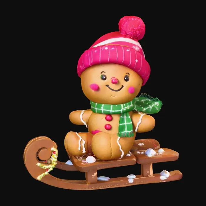 3D model for Gingerbread Sledder
