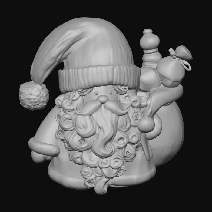 3D model for Knitted Santa Claus, #Christmas2025#
