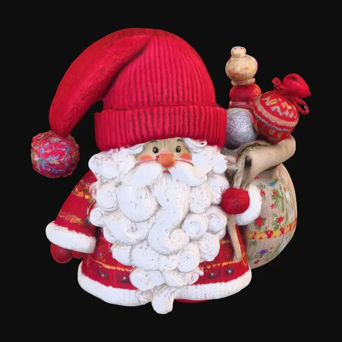 3D model for Knitted Santa Claus, #Christmas2025#