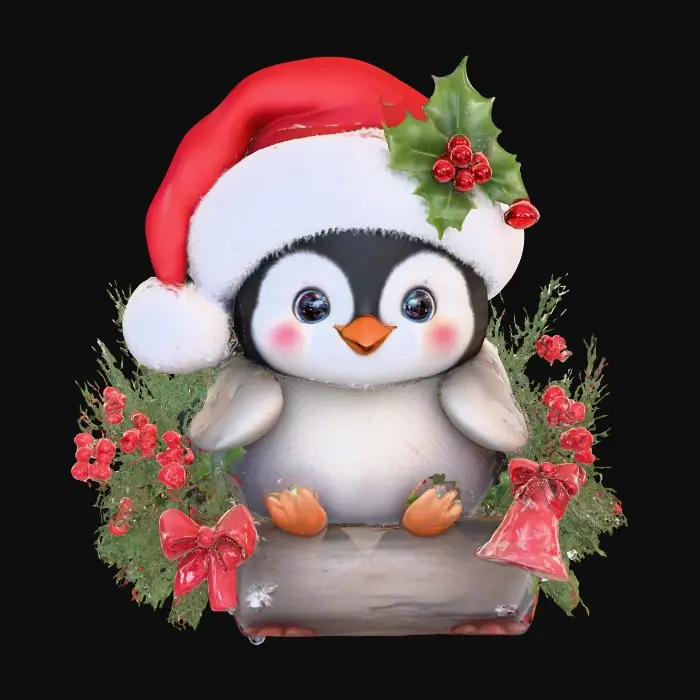 3D model for Festive Penguin Delight, #Christmas2025#