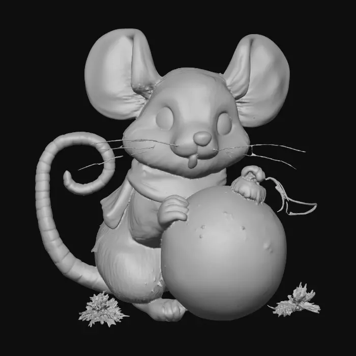 3D model for Holiday Mouse Whimsy, #Christmas2025#