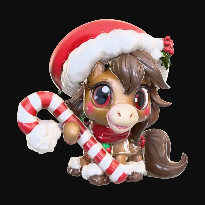 3D model for Festive Pony, #Christmas2025#