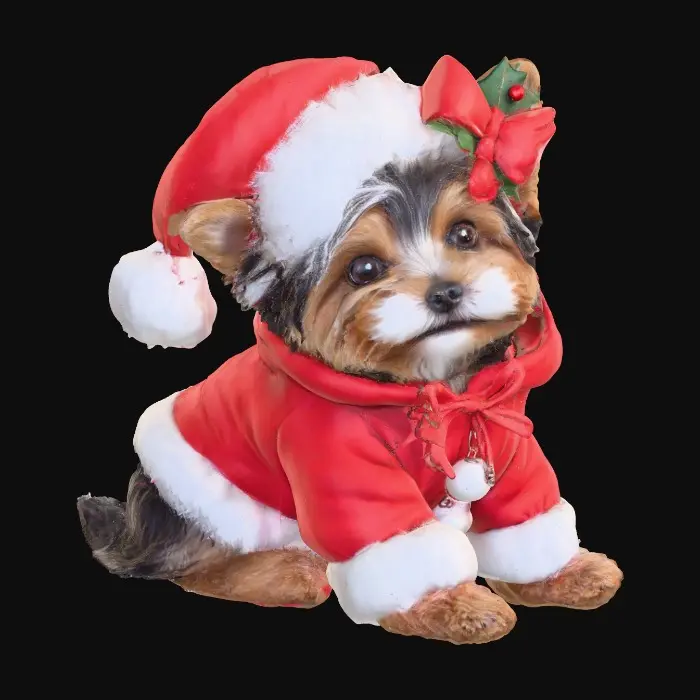3D model for Santa Pup