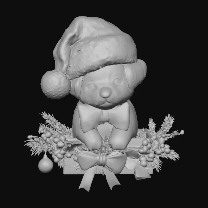 3D model for Festive Puppy Holiday